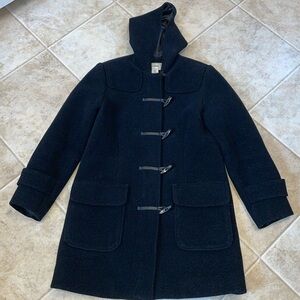 L.L. Bean Wool Blend Pea Coat.  Size XS.  Toggle Buttons